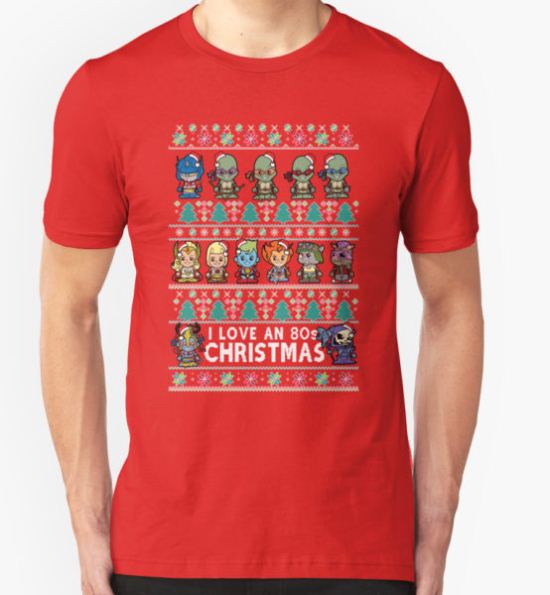 Lil 80s Cartoon Christmas Jumper T-Shirt by TopNotchy T-Shirt