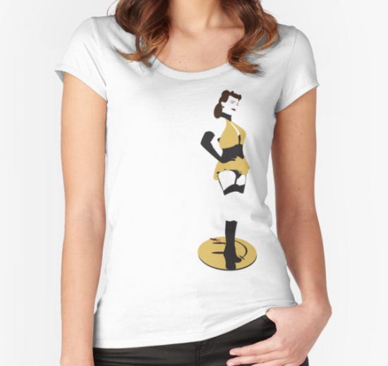 Sally Jupiter Women's Fitted Scoop T-Shirt by joseyb666 T-Shirt