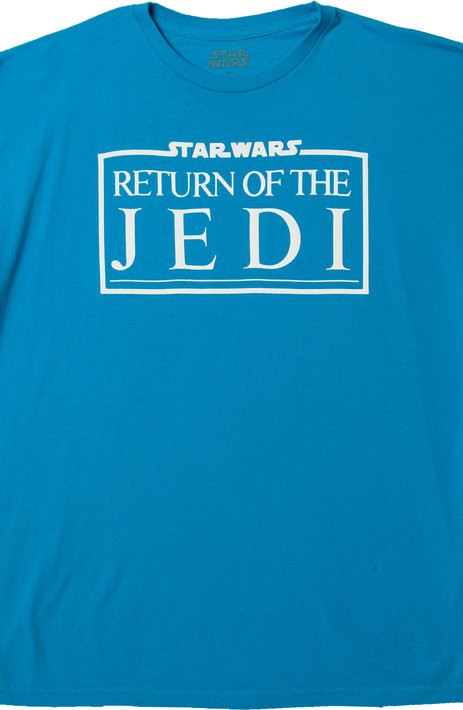 Turquoise Return Of The Jedi Logo Star Wars T-Shirt