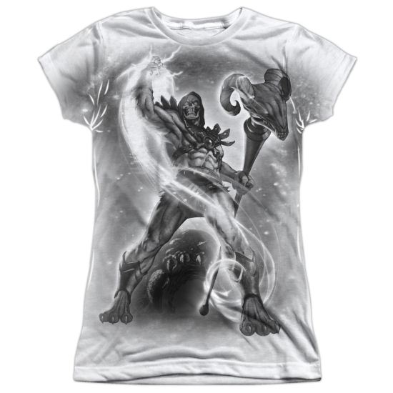 Masters Of The Universe Skeletor B&W Sublimation Juniors Shirt