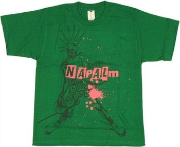 Guitar Hero Johnny Napalm Splatter Youth T-Shirt