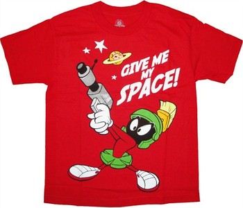 Looney Tunes Marvin Give Me My Space Youth T-Shirt
