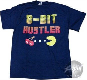 Pacman 8 Bit Hustler T-Shirt
