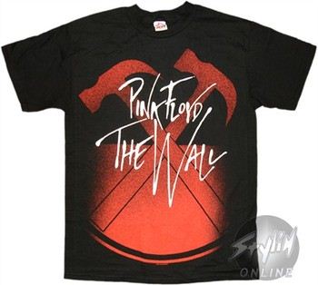 Pink Floyd Stencil Hammers Music T-Shirt