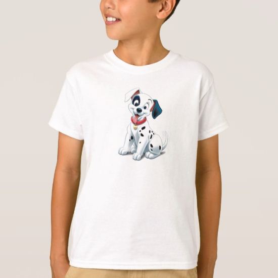 101 Dalmatian Patches Wagging his Tail Disney T-Shirt