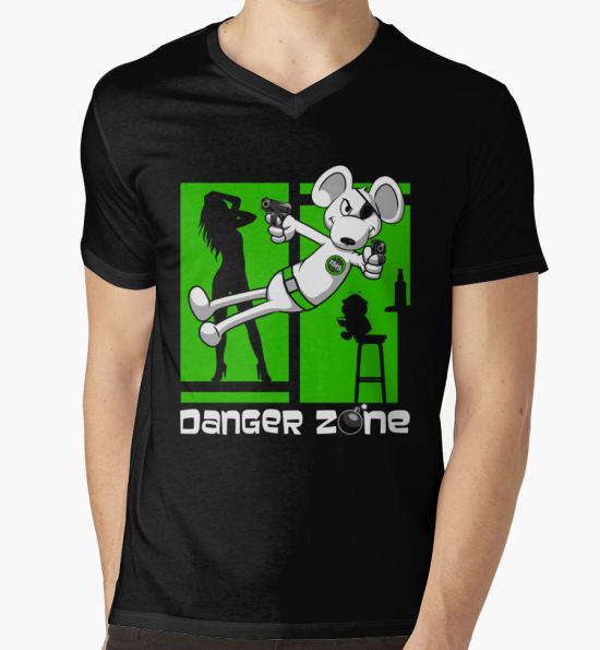 Danger Zone - green T-Shirt by SwanStarDesigns T-Shirt