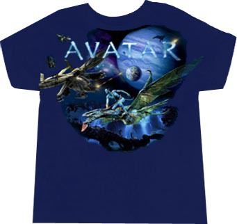 The Avatar Saving the Planet Boys Youth Navy T-shirt