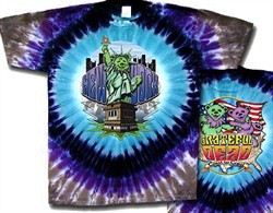 Grateful Dead T-shirt NY Coast to Coast Tie Dye Tee