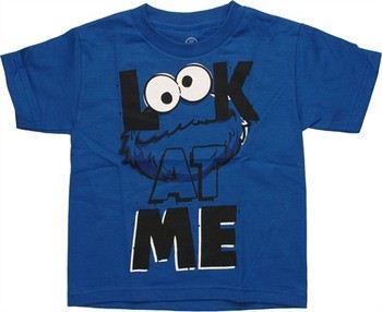 Sesame Street Cookie Monster Look At Me Juvenile T-Shirt