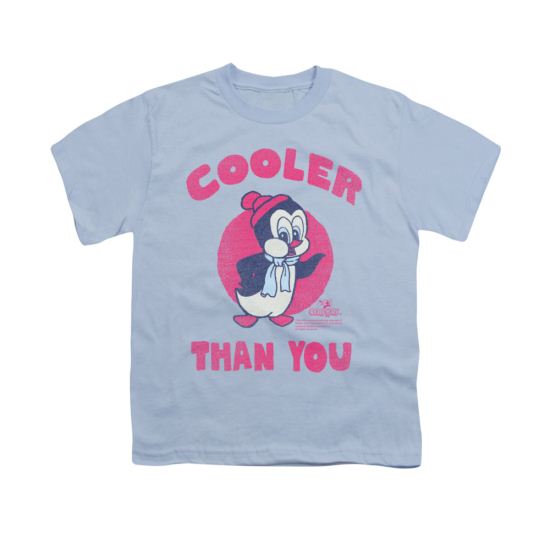 Chilly Willy Shirt Kids Cooler Light Blue Youth Tee T-Shirt