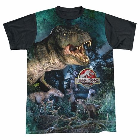 Jurassic Park Dinos Gather BB Sublimated T Shirt