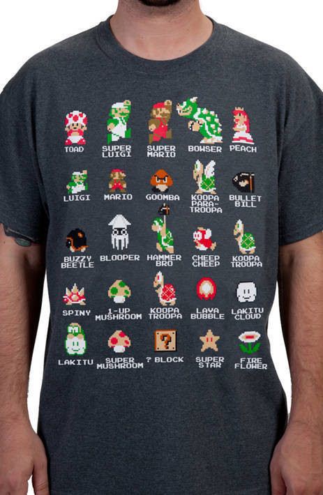 Cast of Super Mario Bros Shirt