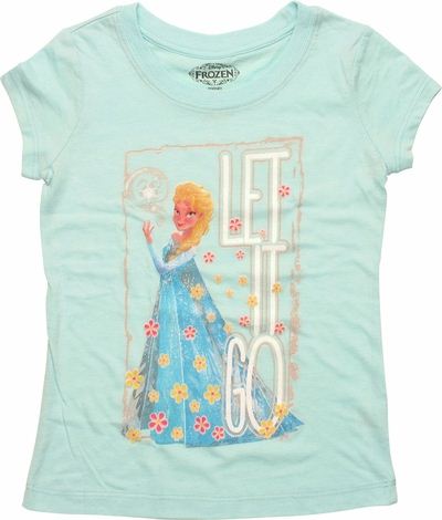 Frozen Elsa Let it Go Juvenile T Shirt