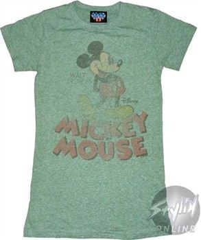 Disney Mickey Mouse Side Pose Baby Doll Tee by JUNK FOOD