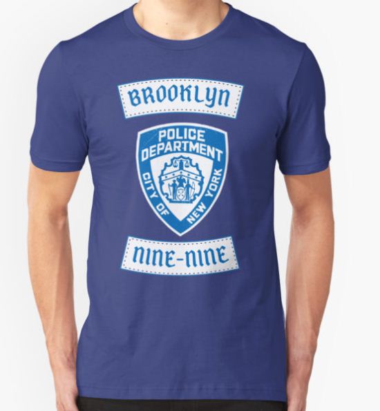 Brooklyn Nine-Nine Patch T-Shirt T-Shirt by Scott Daly T-Shirt