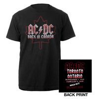 AC/DC Back In Canada T-Shirt
