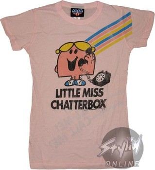 Little Miss Chatterbox Words Wraparound Baby Tee By Junk Food