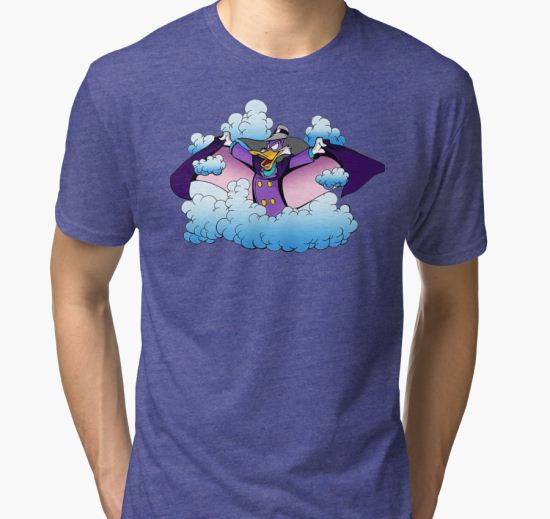 ‘Darkwing Duck Smoke’ Tri-blend T-Shirt by BrewDiust T-Shirt