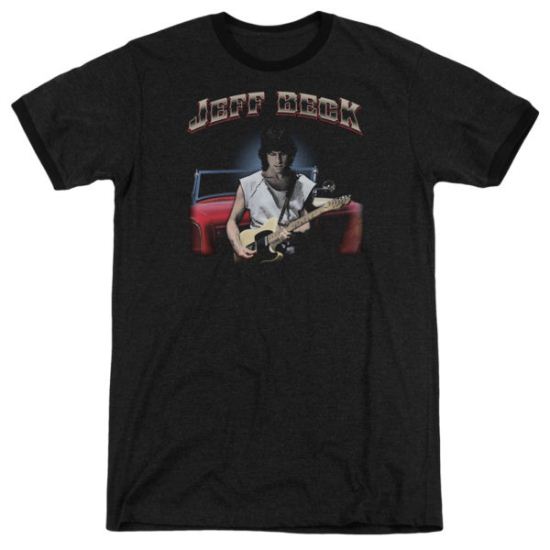 Jeff Beck Hotrod Black Ringer Shirt