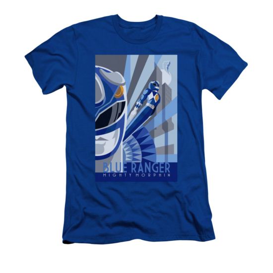 Power Rangers Shirt Slim Fit Blue Ranger Blue T-Shirt