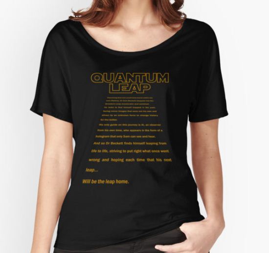 Quantum Leap - Star Wars Crawl Women's Relaxed Fit T-Shirt by AlphaRich T-Shirt