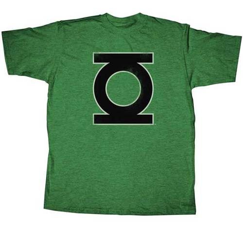Green Lantern Black Lantern Logo Adult Work Shirt
