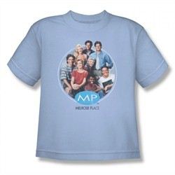 Melrose Place Shirt Kids Cast Light Blue T-Shirt