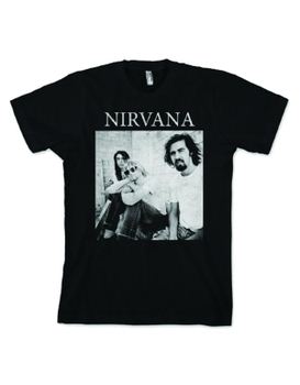 Nirvana B & W Sitting Photo Men's T-Shirt