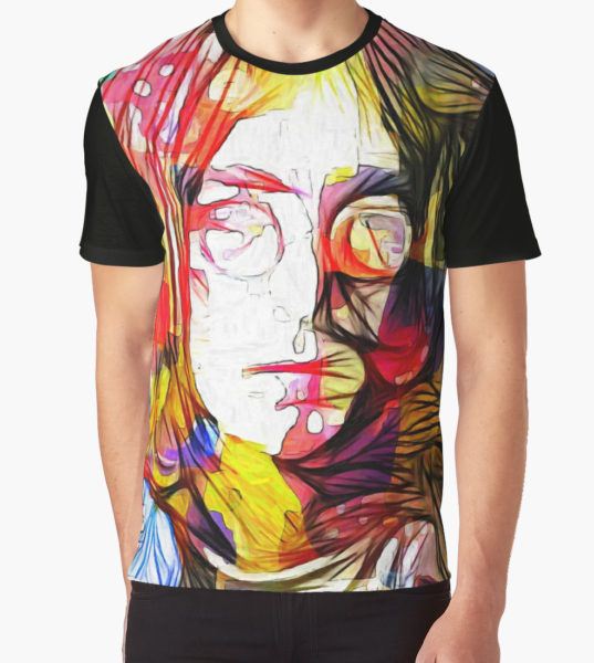 Imaginary Lennon Graphic T-Shirt by John Patsfield T-Shirt