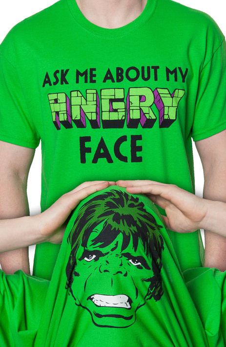 Ask Me About My Angry Face Hulk T-Shirt