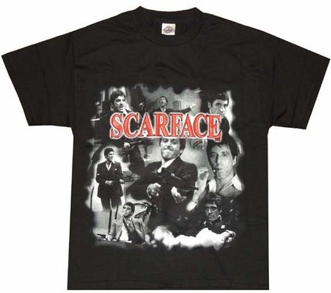 Scarface Multi Montage T-Shirt