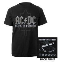 AC/DC Black Ice Canada Summer Tour T-Shirt