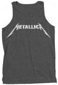 Tank Top: Metallica - Distressed Logo