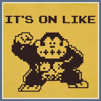 It's On Like Donkey Kong T Shirt Gamer Video Game Tee Shirts
