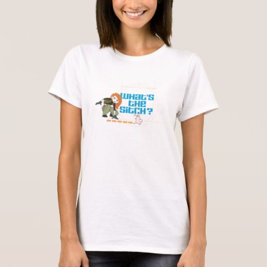Kim Possible Rufus "what's the sitch?" Disney T-Shirt