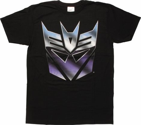 Transformers Classic Metal Decepticon Logo T-Shirt