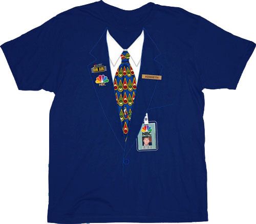 30 Rock NBC Kenneth Parcell Page Uniform Navy T-shirt