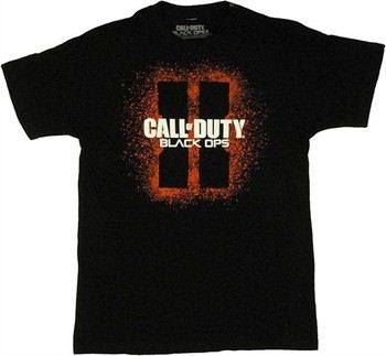 Call of Duty Black Ops 2 Spray Logo T-Shirt Sheer