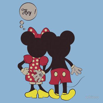 Naughty Mickey & Minnie Mouse T Shirt