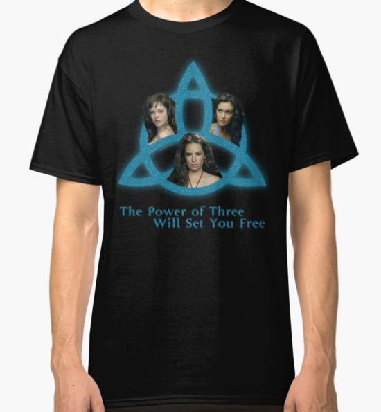 Charmed TV Show Embrace The Power of Three T-Shirt NEW UNWORN 