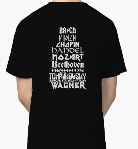 Composers Classic T-Shirt by synaptyx T-Shirt