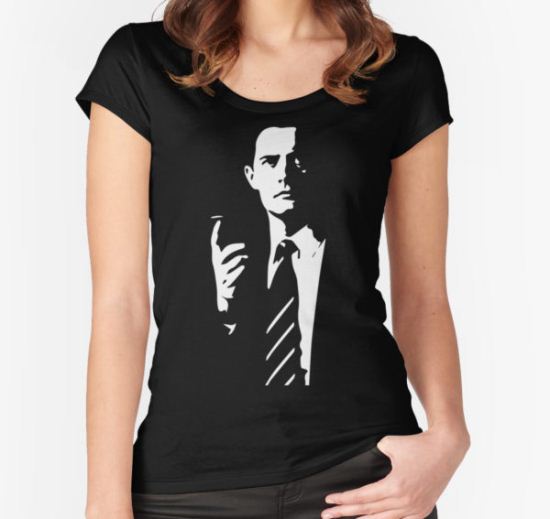 Dale Cooper Women's Fitted Scoop T-Shirt by jonzes T-Shirt