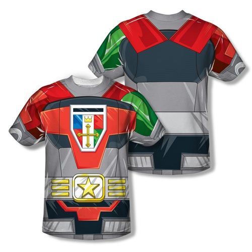 Voltron Defender of the Universe Adult Sublimation Costume T-Shirt