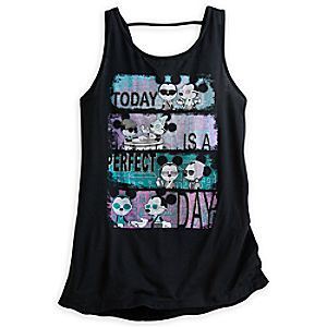Mickey and Minnie Mouse Tank Tee for Women