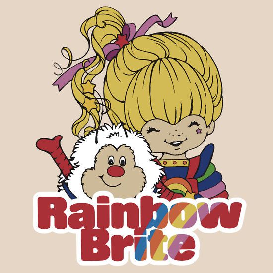 Rainbow Brite - Group - Rainbow & Twink - Large - Color by DGArt T-Shirt