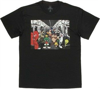 Looney Tunes Subway Group Shot T-Shirt