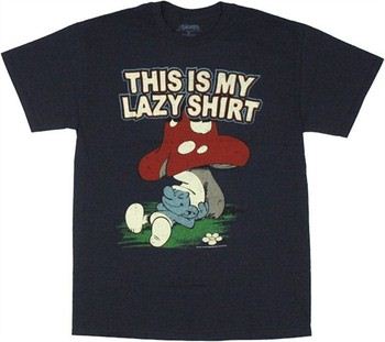 Smurfs This is My Lazy Shirt T-Shirt