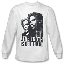 X-Files Shirt Truth Long Sleeve White Tee T-Shirt