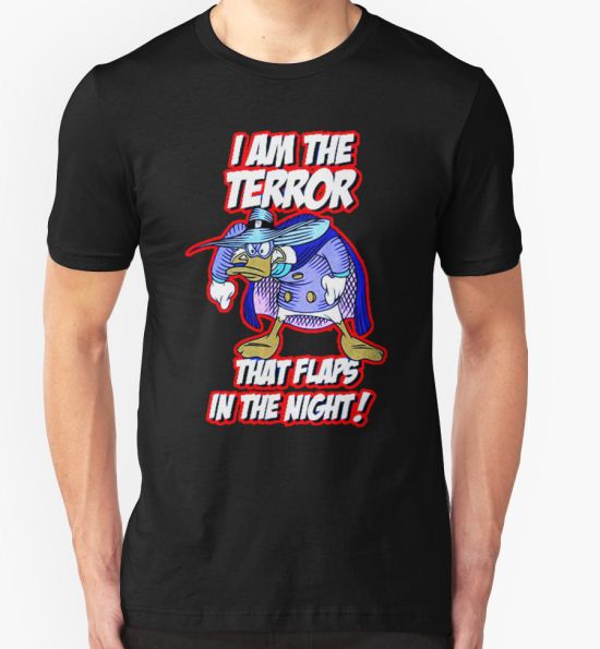 ‘Darkwing Duck Night Terror’ T-Shirt by YaphiClimb T-Shirt