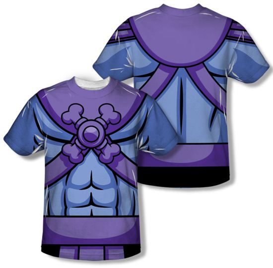 Masters Of The Universe Skeletor Costume Sublimation Shirt Front/Back Print
